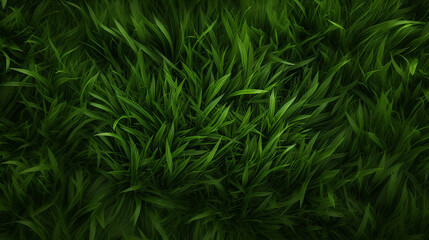 Lush Green Grass - obrazy, fototapety, plakaty