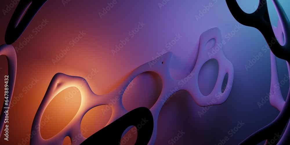 Poster abstract 3d render background. design element for banner, cover, wallpaper and background. realistic