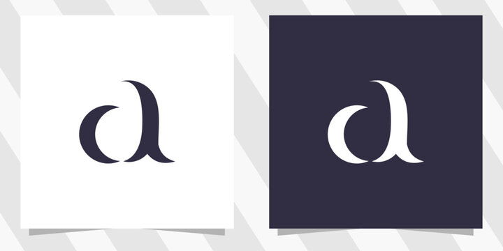 letter ca ac logo design