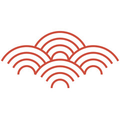 Japanese cloud element