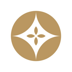 Luxury flower symbol element