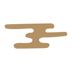 golden Japanese cloud element