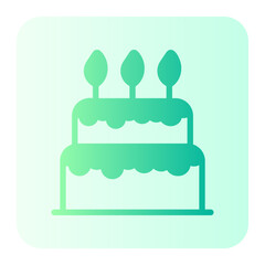 cake gradient icon