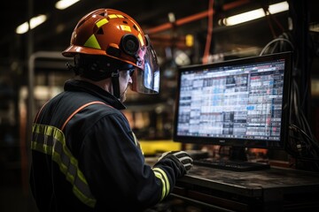 Engineering the future of production, intelligent software and automotive mechanic, futuristic collaboration and innovation - evolution of technology, robotics and cyberspace, Generative AI.