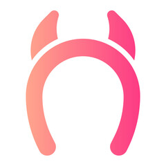 devil mask gradient icon