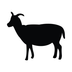 Animal vector silhouette , clip art, and symbol. Shilhouette of animal concept and simple design