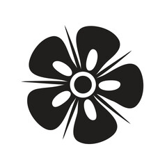 Plant vector silhouette , clip art, and symbol. Shilhouette of leaf concept and simple design