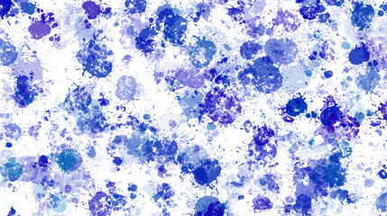 Blue paint stains with transparent background. Splash background with drops and stains.