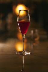 Cocktail glass delicate