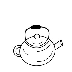 teapot with tea
