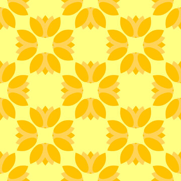 Design Pattern Seamless Background Pop Art Tulip Flower