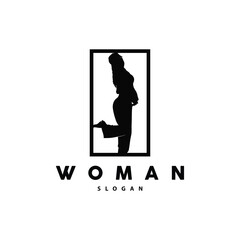 Woman Logo, Beauty And Elegance Design Vector, Template, Illustration, Silhouette