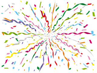 Fototapeta premium テープ吹雪08-1変:眼-100