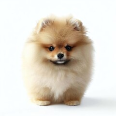 Playful Pomeranian Puppy Joy, Generative AI