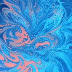 Fototapeta premium Blue Tone Liquid Gradient Background