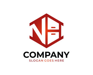 n and b letter cupboard logo