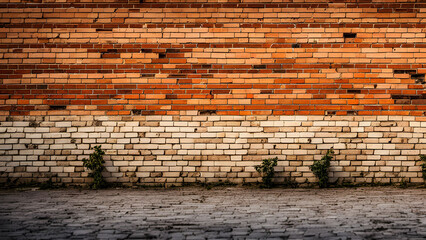 Brick wall with 2024 message in very soft white. Concept of the beginning of the year - 647909453