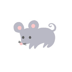 ねずみのかわいいイラスト素材