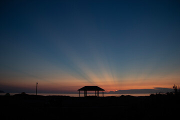 マジックアワー日没