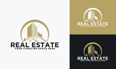 Real Estate Community Logo Vector