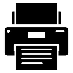 Printer icon for printing document