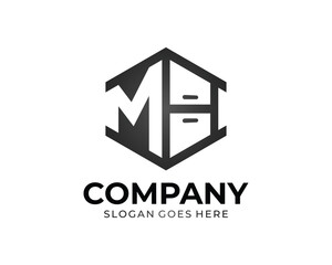 m and b letter cupboard logo