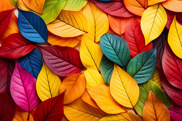 Beautiful multicolored leaves background. 