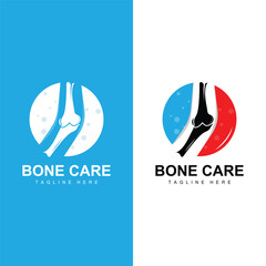 Bone Health Logo Simple Illustration Silhouette Template Vector Design