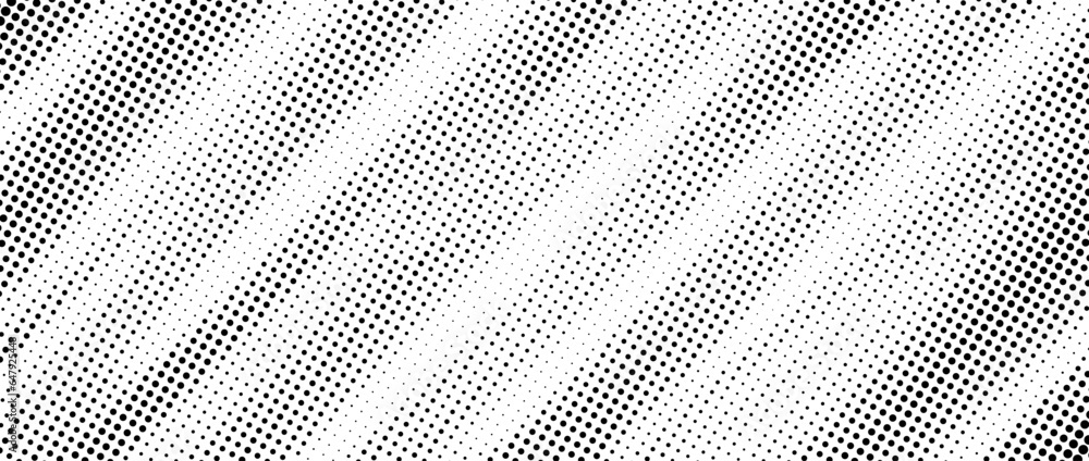 Poster halftone diagonal stripe texture. white and black oblique faded gradient. grunge slanted line grit b