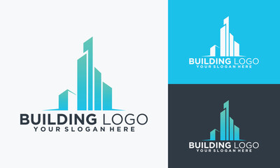 Fototapeta premium Real Estate, Building and Construction Logo Vector Design