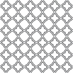 Fototapeta premium seamless abstract flower fence vector