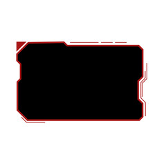 Border Frame Futuristic Tech
