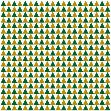 緑の幾何学模様のシームレスパターン クリスマス © toricoya