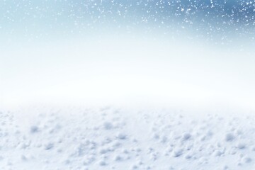 Naklejka premium Christmas empty winter nature snow border Generative AI