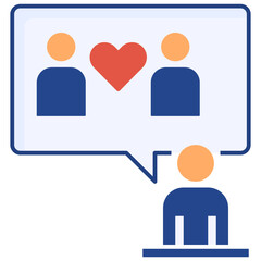 parent flat style icon