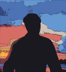 silhouette of a person