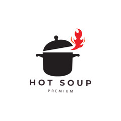 food logo  spicy soup  delicious restaurant  modern vector icon symbol design