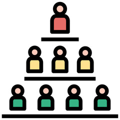 competition filled outline style icon