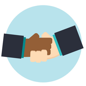 illustration of a icon handshake