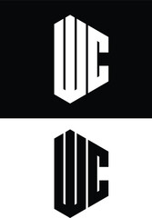 MC  letter logo design