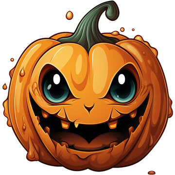 Halloween pumplin sublimation clipart png