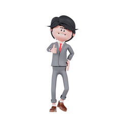 3D Businessman like pose