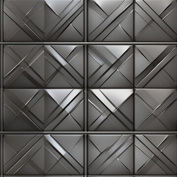 abstract geometric background,illustration,metal,decoration,Ai generated