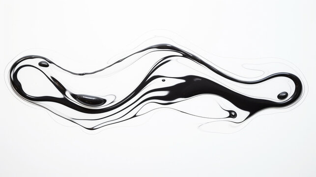 Black oil splash background, white background.
Modified Generative Ai image.