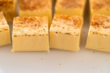 Christmas Eggnog fudge