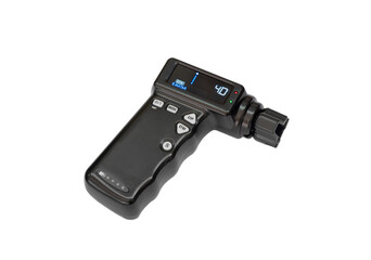 Automatic tuner for Guitar , Electric guitar or Ukulele, D sound, Fourth string sound , white background