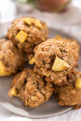 Apple oatmeal cookies
