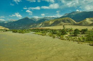 New North-South route, Kyrgyzstan.