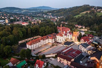 Miasteczko, Limanowa, świt, lato, Małopolska, Poland , EU. © Maciej G. Szling