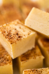 Christmas Eggnog fudge